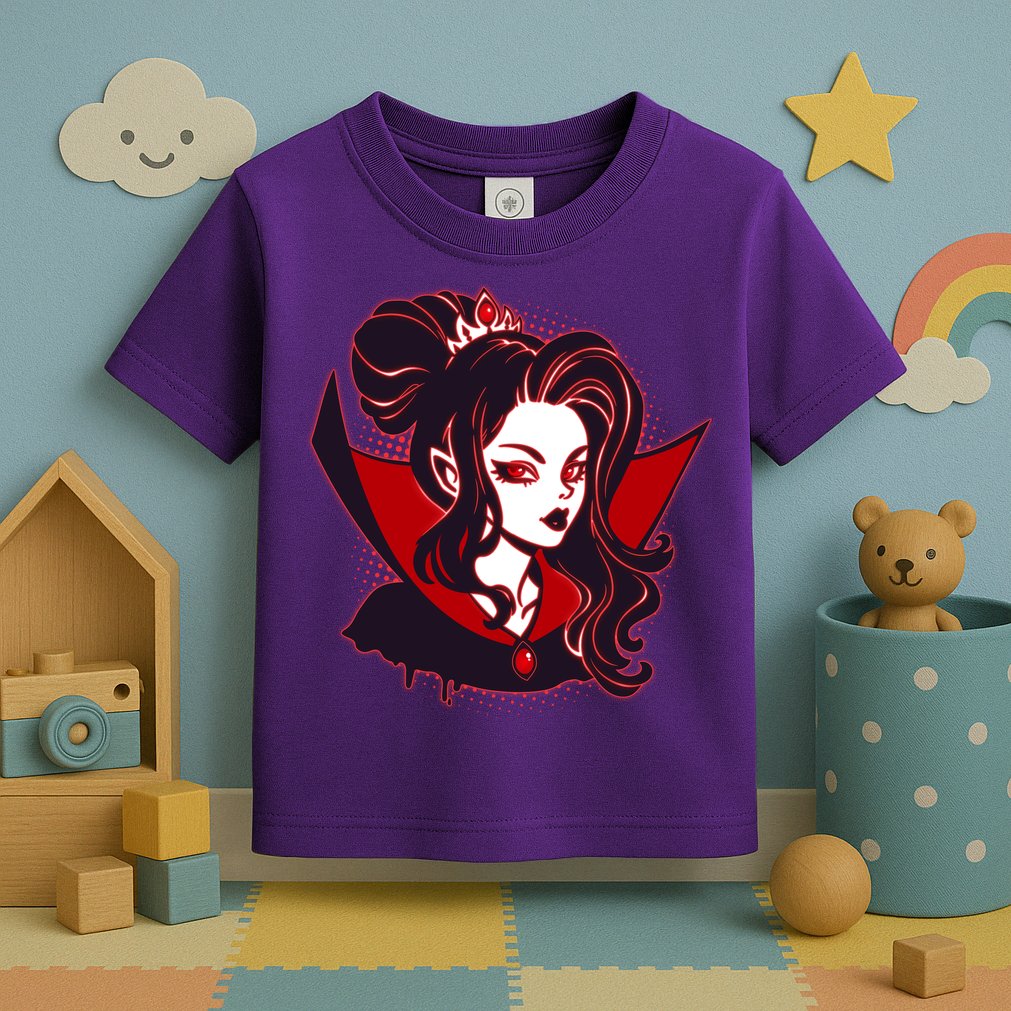 Halloween Dracula Vampire Princess Toddler T-Shirt