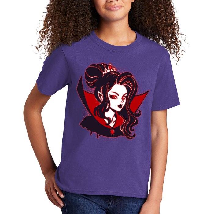 Halloween Dracula Vampire Princess Kids T-Shirt
