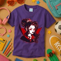 Halloween Dracula Vampire Princess Kids T-Shirt