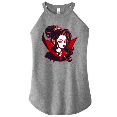 Halloween Dracula Vampire Princess Women’s Perfect Tri Rocker Tank