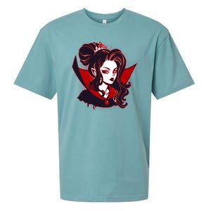 Halloween Dracula Vampire Princess Sueded Cloud Jersey T-Shirt