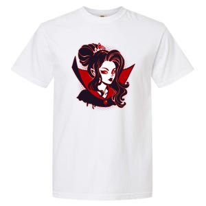 Halloween Dracula Vampire Princess Garment-Dyed Heavyweight T-Shirt