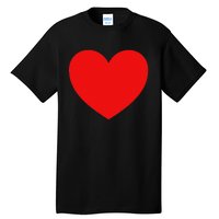 Heart Valentines Day Graphic Novelty Love Heart Tall T-Shirt