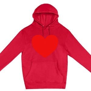 Heart Valentines Day Graphic Novelty Love Heart Premium Pullover Hoodie