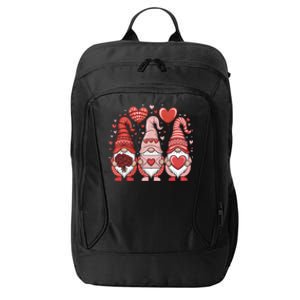 Happy ValentineS Day Gnomes Heart Cute Love Valentine Gift City Backpack