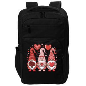 Happy ValentineS Day Gnomes Heart Cute Love Valentine Gift Impact Tech Backpack