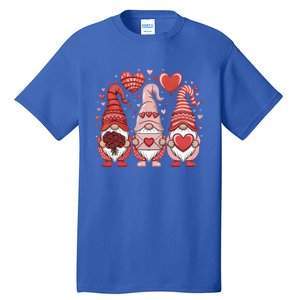 Happy ValentineS Day Gnomes Heart Cute Love Valentine Gift Tall T-Shirt