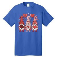 Happy ValentineS Day Gnomes Heart Cute Gift Love Valentine Tall T-Shirt