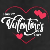 Happy Valentines Day Heart Cute Gift 7 Panel Mesh Trucker Snapback Hat