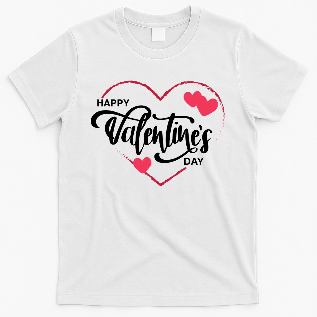 Happy Valentines Day Heart Cute Gift T-Shirt