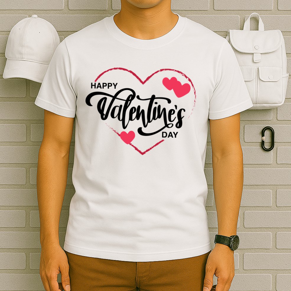 Happy Valentines Day Heart Cute Gift T-Shirt