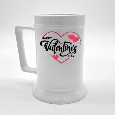 Happy Valentines Day Heart Cute Gift Beer Stein