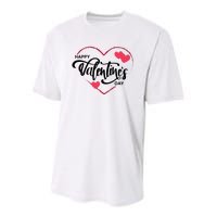 Happy Valentines Day Heart Cute Gift Youth Performance Sprint T-Shirt