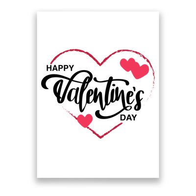 Happy Valentines Day Heart Cute Gift Poster