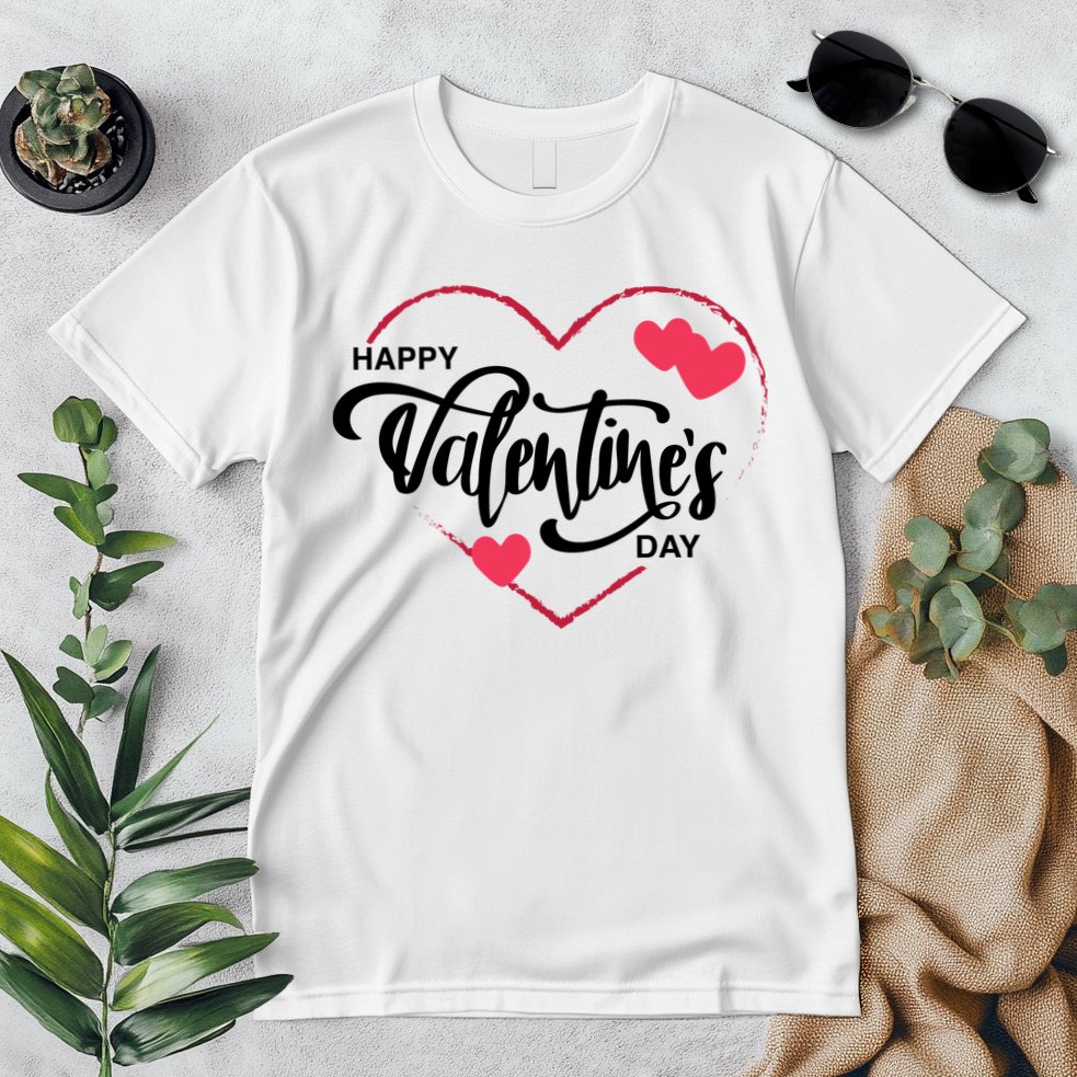 Happy Valentines Day Heart Cute Gift Premium T-Shirt