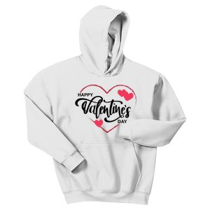 Happy Valentines Day Heart Cute Gift Kids Hoodie