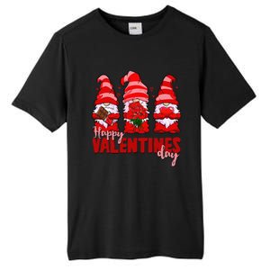 Happy Valentines Day Gnomes With Heart Funny Tall Fusion ChromaSoft Performance T-Shirt