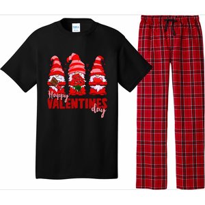 Happy Valentines Day Gnomes With Heart Funny Pajama Set