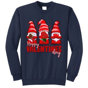 Happy Valentines Day Gnomes With Heart Funny Sweatshirt