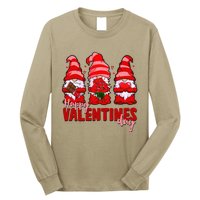 Happy Valentines Day Gnomes With Heart Funny Long Sleeve Shirt