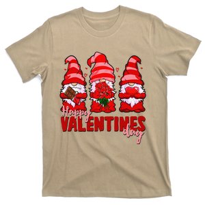 Happy Valentines Day Gnomes With Heart Funny T-Shirt