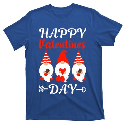 Happy Valentines Day Gnomes Heart Chocolate Bar Eating Gift T-Shirt