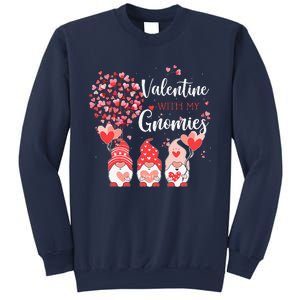 Happy Valentines Day Gnomes With Heart Sunflower Valentine Sweatshirt