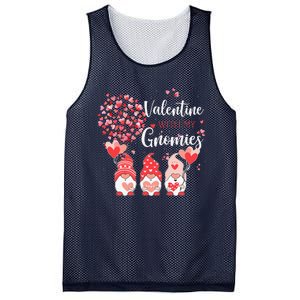 Happy Valentines Day Gnomes With Heart Sunflower Valentine Mesh Reversible Basketball Jersey Tank