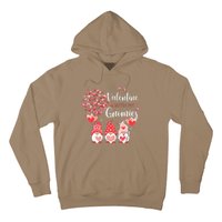 Happy Valentines Day Gnomes With Heart Sunflower Valentine Hoodie