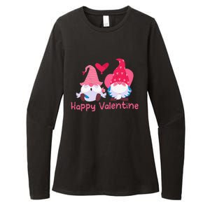 Happy Valentines Day Gnomes With Heart Valentine Womens CVC Long Sleeve Shirt