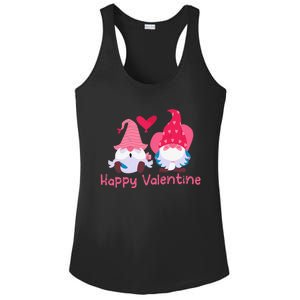 Happy Valentines Day Gnomes With Heart Valentine Ladies PosiCharge Competitor Racerback Tank