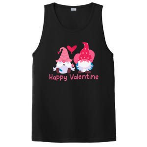 Happy Valentines Day Gnomes With Heart Valentine PosiCharge Competitor Tank