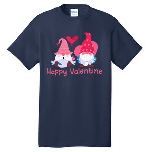 Happy Valentines Day Gnomes With Heart Valentine Tall T-Shirt