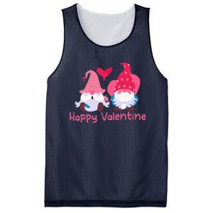 Happy Valentines Day Gnomes With Heart Valentine Mesh Reversible Basketball Jersey Tank