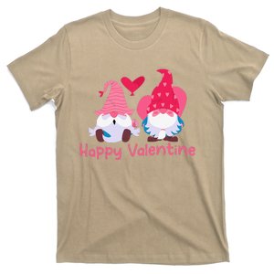 Happy Valentines Day Gnomes With Heart Valentine T-Shirt