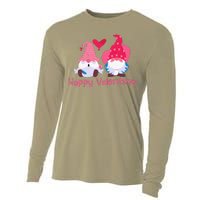 Happy Valentines Day Gnomes With Heart Valentine Cooling Performance Long Sleeve Crew