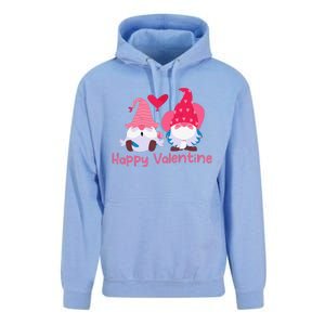 Happy Valentines Day Gnomes With Heart Valentine Unisex Surf Hoodie