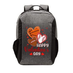 Happy Valentines Day Basketball Baseball Football Vector Backpack