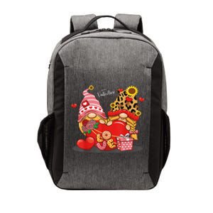 Happy Valentines Day Gnomes With Leopard Sunflower Happy Vector Backpack