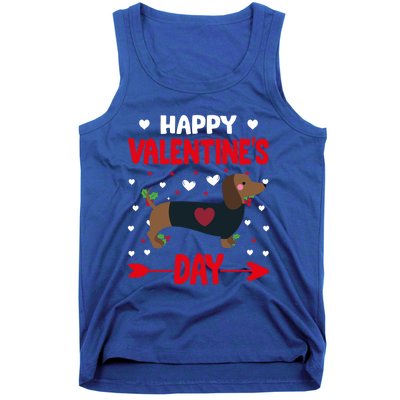 Happy Valentine's Day Dachshund Happy Valentine's Day Great Gift Tank Top