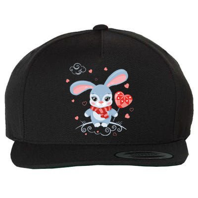 Happy Valentine's Day Gift Wool Snapback Cap