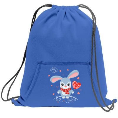 Happy Valentine's Day Gift Sweatshirt Cinch Pack Bag