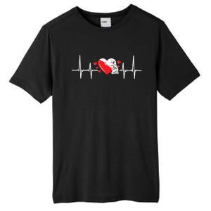 Heartbeat Valentines Day Painter Cute Gift Tall Fusion ChromaSoft Performance T-Shirt