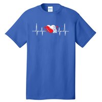 Heartbeat Valentines Day Painter Cute Gift Tall T-Shirt