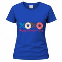 Happy Valentine's Day Donut Eaters Gift Cute Holiday Cool Gift Women's T-Shirt