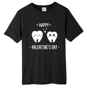 Happy Valentines Day Cute Teeth Dental Life Dental Hygienist Cute Gift Tall Fusion ChromaSoft Performance T-Shirt