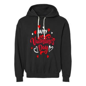 Happy ValentineS Day 2024 Garment-Dyed Fleece Hoodie