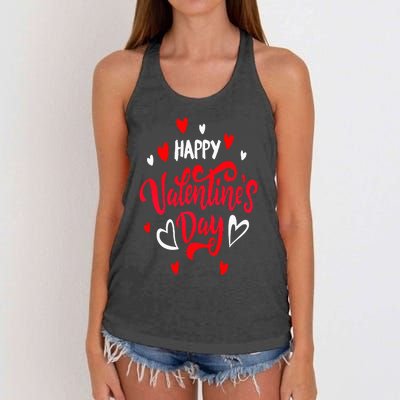 Happy ValentineS Day 2024 Women's Knotted Racerback Tank