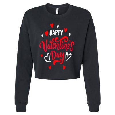 Happy ValentineS Day 2024 Cropped Pullover Crew