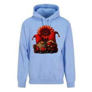 Happy Valentines Day Gnomes With Leopard Sunflower Valentine Day Love Unisex Surf Hoodie